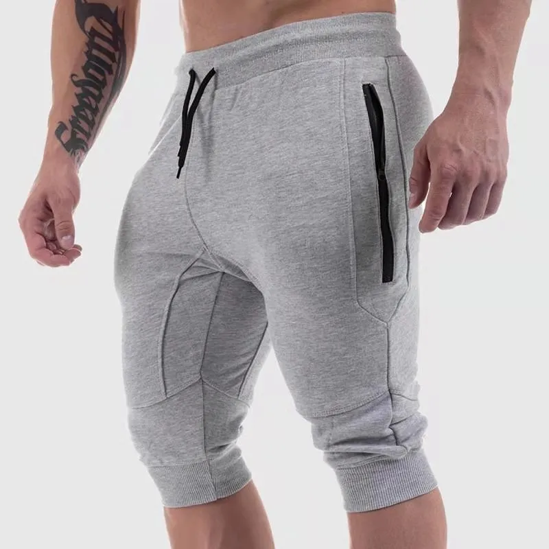 Mens knee length online joggers