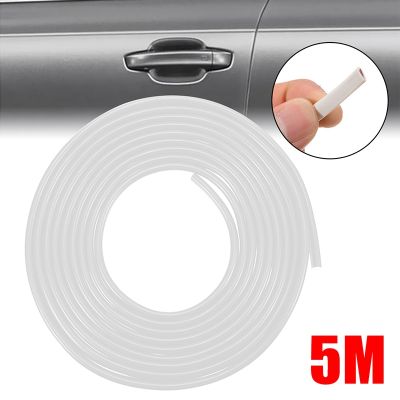 【hot】 1pc 5M Car Door Rubber Scratch Protector Moulding Strip Protection Strips Anti-rub Car-styling