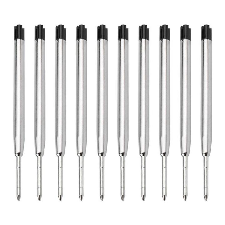 pen-refills-3-8in-black-ink-pen-refills-0-5mm-replacement-ink-for-ballpoint-pen-10-pieces-smooth-writing-replacement-gel-ink-refills-astounding