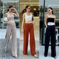 Anne two-tone pantsกางเกงขายาวทรงกระบอกที่ดีเทลเก๋กรุบและดูแพงสุด ๆ แบบไม่ต้องบรรยายเยอะเพราะความปังออร่าแรงมาก