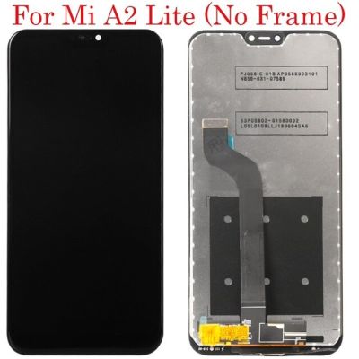 จอแอลซีดีสำหรับ Xiaomi Mi A2 Lite จอแสดงผล Lcd พร้อมกรอบจอแสดงผลเครื่องอ่านพิกัดหน้าจอสัมผัสอะไหล่ Xiaomi Mia2 Lite แสดง A2lite