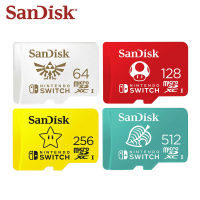 SanDisk 64GB Micro SD Card 256GB Micro SDXC Card 128GB Flash Card Memory Card สำหรับ Nintendo Switch TF Card สำหรับคอมพิวเตอร์ศัพท์