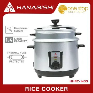 Hanabishi Rice Cooker Black series (1L, 1.5L, 1.8L & 2.8L) HHRC BLK