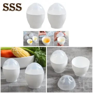 Microwave Heating Kitchen Tool Round Egg Steamer Cooking Mold Cooking Egg  Tool Portable Kitchen Gadget