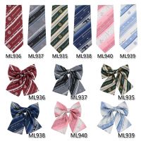 JK tie mens Japanese Korean version of the college wind school uniform uniform 7CM hand-made student bow tie female bow stripe 〖WYUE〗