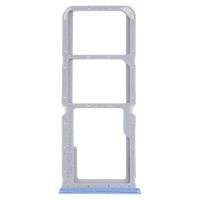 FixGadget For OPPO A16 / A16S CPH2269 CPH2271 SIM Card Tray + SIM Card Tray + Micro SD Card Tray (Blue)