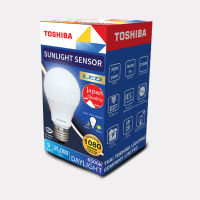 TOSHIBA LED SUNLIGHT SENSOR 9 วัตต์ หลอดไฟ LED เปิด ปิด อัตโนมัติ มาตรฐานญี่ปุ่น รับประกัน 1 ปี สะดวก ปลอดภัย ยามค่ำคืนด้วย หลอดไฟโตชิบา Toshiba Lighting