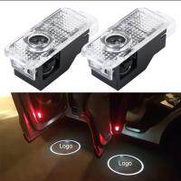 AutoAccessories 2 PCS LED Car Door Welcome Logo Car Brand 3D Shadow Light for Audi