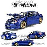 Wrx 1:24 Subaru อิมเพรสซ่าเอสทีไอ Supercar โมเดลรถอัลลอย Diecasts,รถของเล่นเก็บของขวัญวันเกิดเด็กชายรถของเล่น