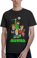 Anime Manga Eddsworld T Shirt Mens Summer Round Neckline Tops Cotton Casual Short Sleeve Tee