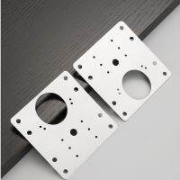 【LZ】pwdiwnd 1Pcs New Cabinet Hinge Repair Plate Kit Kitchen Cupboard Door Hinge Mounting Plate With Holes Flat Fixing Brace Brackets