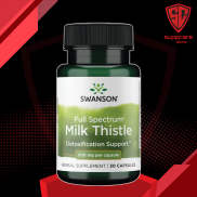 Milk Thistle Thải Độc Mát Gan - Swanson Premium Milk Thistle 500 mg - 30 -