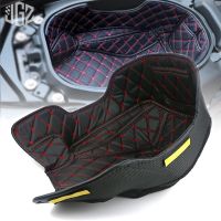 Motorcycle Nylon PU Leather Storage Box Seat Bucket Rear Trunk Cargo Liner Protective Pad for YAMAHA NMAX 155 2020 2021 2022