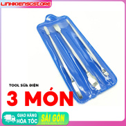 Bộ dụng cụ sửa chữa Cây NẠY 3 cây đa năng tháo cạy kìm mở màn hình nạy pin