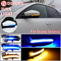 LED Dynamic Turn Signal Light For Skoda Octavia Mk3 A7 5E Rearview Mirror Lamp Blinker Indicator For VW T-roc Troc T-cross