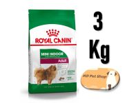 (ฟรีของแถม) Royal Canin Mini Indoor Adult 3Kg โรยัล คานิน สูตร สุนัขโตพันธุ์เล็ก อาศัยในบ้าน ขนาด 3 กิโลกรัม