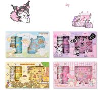 ✧♘☄ Sanrio Tape Sticker Gift Box Kuromi Melody Hand Account Material and Paper Tape Sticker Set Holiday Gift