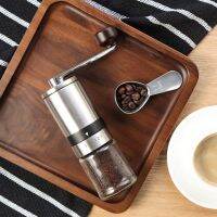 *สินค้าแนะนำ* เครื่องบดกาแฟมือหมุน สแตนเลสอย่างดี แบบพกพา บดได้ 6 ระดับ