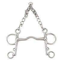 127MM Horse Bits Stainless Steel Equestrian Mouthpiece Snaffle for Horse Riding Racing Halters Bit Equipment