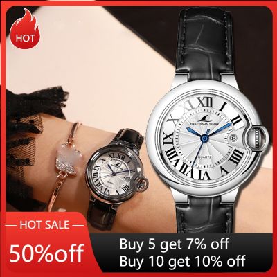 Jam tangan Quartz Pria Wanita jam tangan mode mewah klasik untuk pria dan wanita