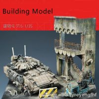 1/35 Model Scenario Suite DIY Handmade Materials Scenario Architecture Sandtable War Damaged Modern Buildings Hobby Making