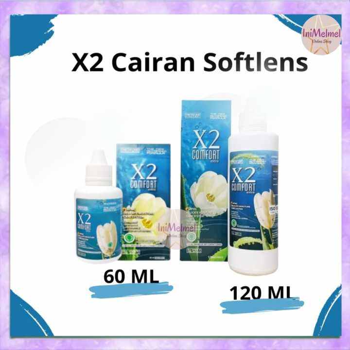 Cairan Softlens X2 Comfort | Air Softlens 60 ML & 120 ML | Lazada Indonesia