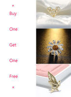 D.CLAN Buy One Get One Free Fashion Jewelry Daisy Bird Heart Micro Tiny Stacking Brooch Collar Scarf Pin Gift for Girlfriend