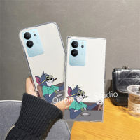 เคสโทรศัพท์ VIVO V29 Pro V29e Y77 Y02s Y02 Y02A Y02T 5G เคส ปลอก ดีไซน์ใหม่ ข้อเสนอสุดพิเศษ แฟชั่น การ์ตูน แมว เม้าส์ ซิลิโคน ปกอ่อนใส Case 2023