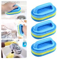 ❀ஐ New Kitchen Sponge Wipe with Handle Pots and Pans Dishwashing High-density Thickened Cloth Sponge Block Tile Wall Cleaning Brush