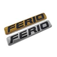 （Kvs auto parts）1 X ABS ทอง CIVIC FERIO โลโก้จดหมายเปลี่ยนดีคอลสติ๊กเกอร์ตราสัญลักษณ์สัญลักษณ์ลำต้นรถหลังสำหรับ HONDA Ferio