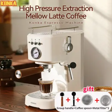 KONKA Coffee Maker Single Cup Household Coffee Machine Mini Portable  Coffeemaker With Free Ceramic Cup on sale mini portable Coffee Brewer  Machine brewed Automatic Drip Coffee Complete Set 1 cup Free 