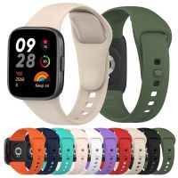 【CC】﹊☸♣  Original ForXiaomi 3 Silicone Wristband RedMi Watch3 Watchband Smartwatch Official Straps