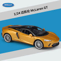 Willywell 1:24 McLaren GT รถสปอร์ตจำลองล้อแม็กรถยนต์สำเร็จรูปของเล่น ZDP9