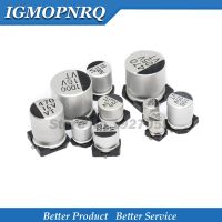 10pcs SMD 6.3V 10V 16V 25V 35V 50V Aluminum Electrolytic Capacitor 1UF 2.2UF 10UF 22UF 33UF 47UF 100UF 220UF 330UF 470UF 1000UF