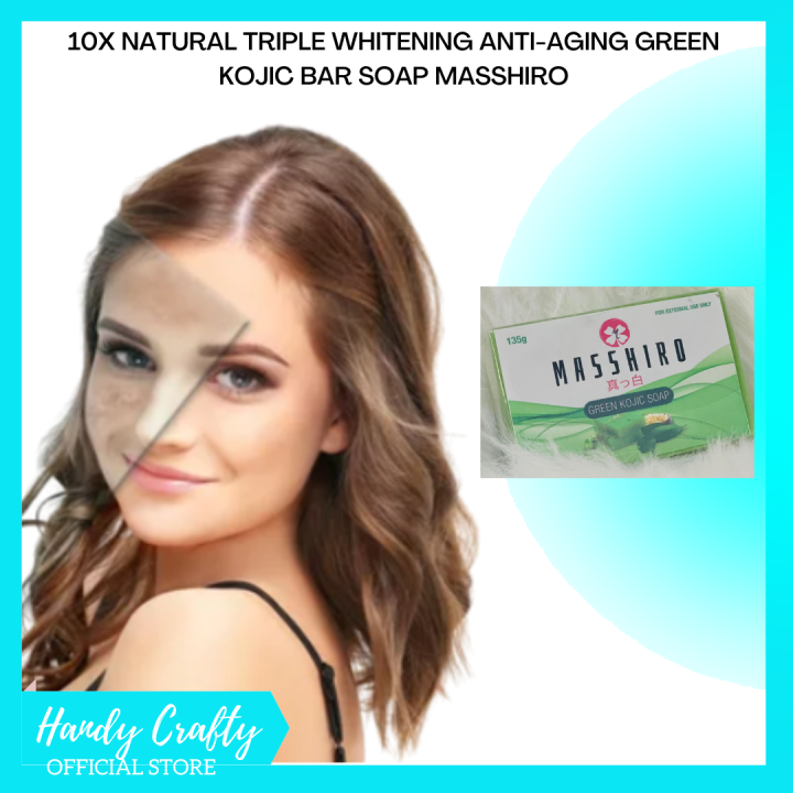 Japanese Green Kojic by Masshiro 10xwhitening Peeling effect made in