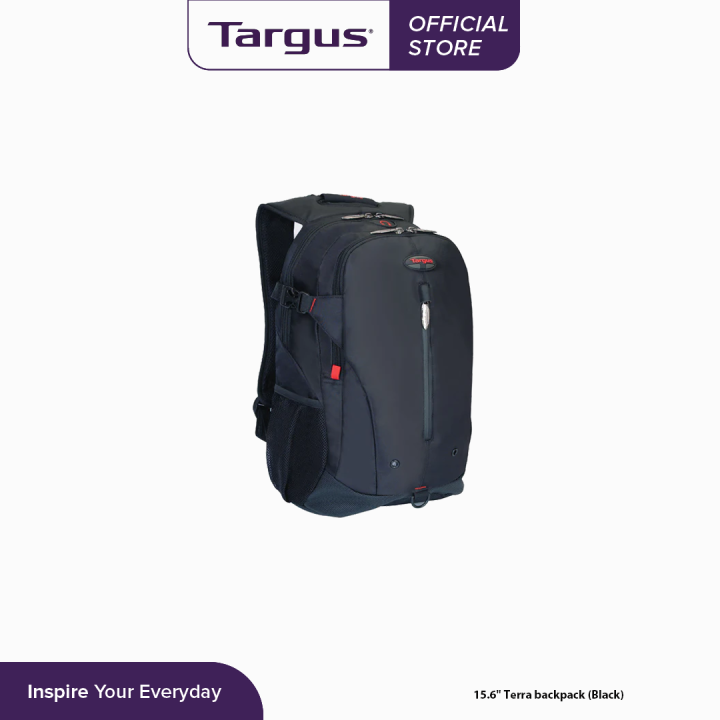 Targus 15.6" Terra backpack Secret Pocket At Back Panel Builtin Detachable Rain Cover
