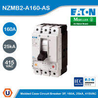 EATON Molded Case Circuit-Breaker (MCCB) 3P, 160A, 25kA ที่ 415VAC รหัส NZMB2-A160-AS สั่งซื้อได้ที่ร้าน Ucanbuys