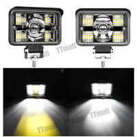 TTmall ไฟสปอตไลท์ Led 4 นิ้ว 72 วัตต์ ไฟสปอร์ตไลท์รถยนต์ไฟหน้ารถไฟท้าย แสงสีขาว สีเหลือง ไฟตัดหมอกรถจักรยานยนต์รถบรรทุก 12V 24V 72W LED