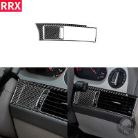 For Audi A6 S6 2005-2011 Carbon Fiber Driver Air Conditioning Vent Outlet Panel Cover Trim Decorative Stickers Car Accessories