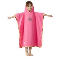 Hooded Bath Towel for Kids Quick Dry Bath Poncho Towel for Home Bath Beach Swimming Pool