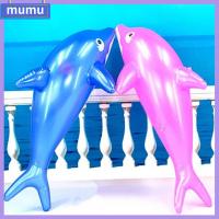 MUMU 2Pcs ร้อนแรง ของขวัญเด็ก ปาร์ตี้วันเกิด ปลา ของเล่นเด็ก ปลาโลมาพอง สระว่ายน้ำ