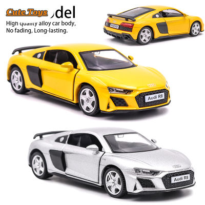 【Cute Toys】 1:36 Car Model Audi R8 Toy Car Model Alloy Model Car Decoration Collection Car Models Kids Toy