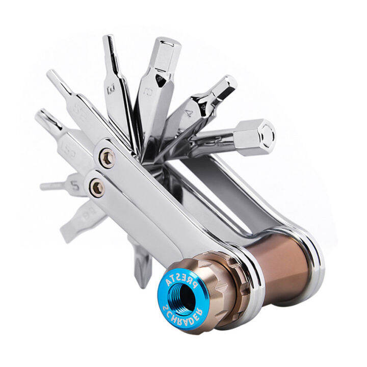 11 in 1 BIKE MultiTOOLCHAIN TOOL/Torx/Hex/ไขควงเครื่องมือซ่อมแซม