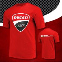 Ready Stock New Summer Ducati Corse Moto Gp Racing Large  T shirt Official  Mens Fashion Cotton T Shirt Round Neck Tee