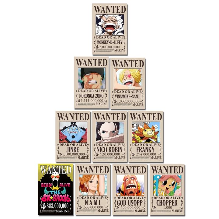 NEW BOUNTY - One piece Straw Hat Wanted Poster - (After Wano Arc or ...