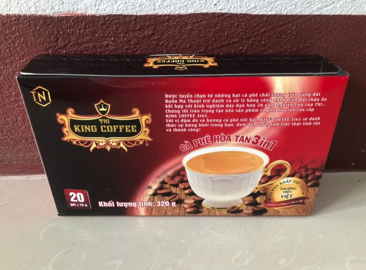 กาแฟ-กาแฟเวียดนาม-กาแฟสำเร็จรูป-3-in-1-tni-king-coffee-new-นำเข้าจากเวียดนาม-ขนาด-20ซอง-320g