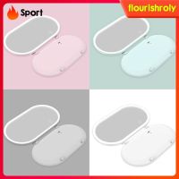 [Flourishroly2] Visor Vanity Mirror with Lights Sun Shading Cosmetic Mirror for SUV