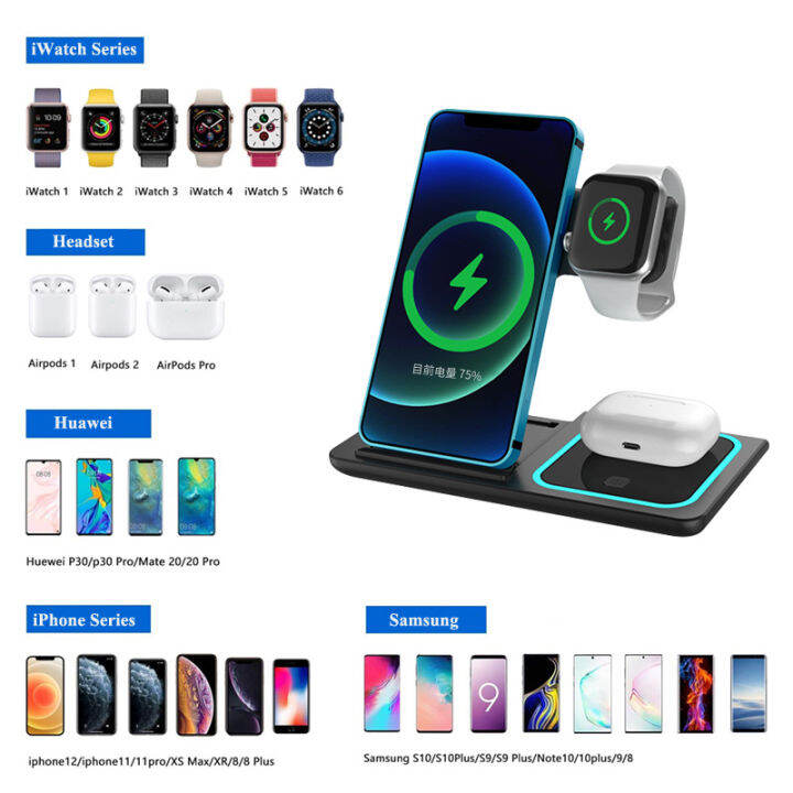 3-in-1-wireless-charger-15w-พับได้-fast-charging-station-สำหรับ-pro-14-13-pro-max-12-11-8-plus-samsung