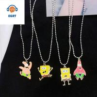 EGRT น่ารักค่ะ บุคลิกภาพ ของขวัญ SpongeBob โซ่เสื้อกันหนาว แพทริคสตาร์ หญิง โซ่กระดูกไหปลาร้าสไตล์เกาหลี เครื่องประดับแฟชั่น สร้อยคอการ์ตูน สร้อยคอคู่