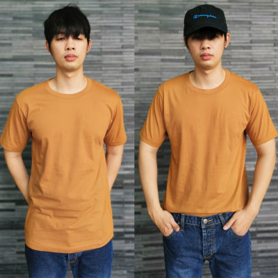 เสื้อยืดชายสีน้ำเงิน ผ้า premium comb cotton 100%(ขาว,ดำ,เทา,ครีม,น้ำเงิน,ฟ้า,กากี,เหลือง,เขียว,ชมพู)